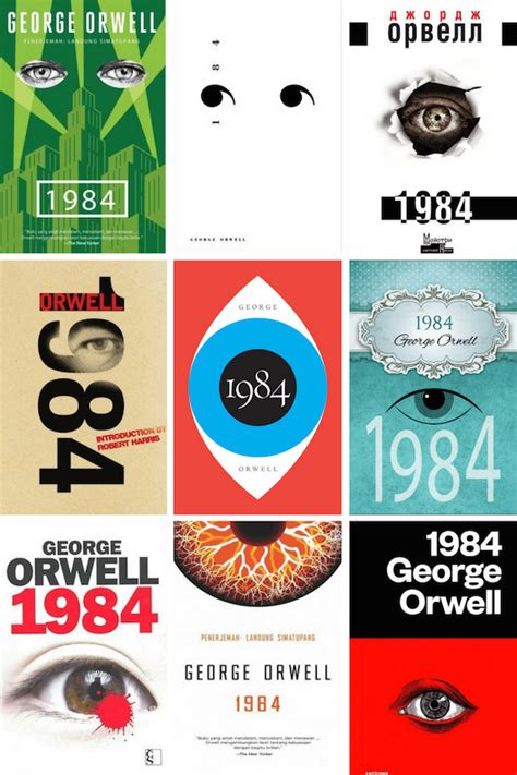 1984 By George Orwell Book Cover