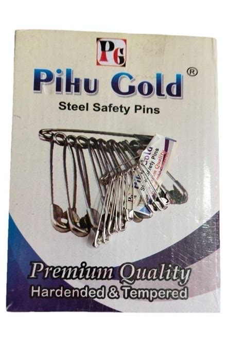 Silver Pihu Gold Steel Safety Pin 2 Inch At Rs 150box In New Delhi