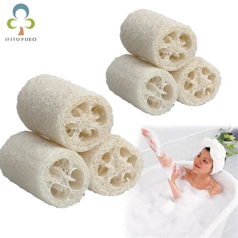 Buy 3pcs Set Bath Body Shower Sponge Scrubber Natural