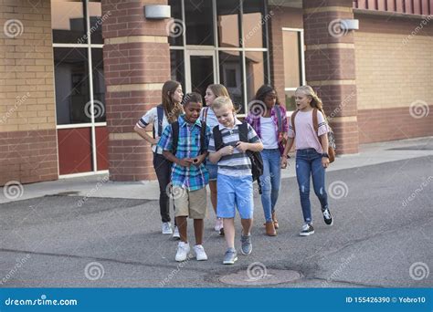 Two Kids Walking To School Royalty-Free Stock Photo | CartoonDealer.com ...