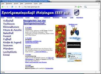 SG Heisingen Fußball Verein Daten Infos 2024
