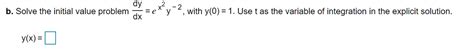 Solved Sex Certain Indefinite Integrals Such As Dx Cannot Be