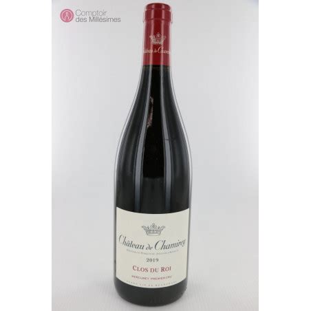 Mercurey Er Cru Clos Du Roi Ch Teau De Chamirey Prix