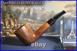 Savinelli Autograph Hand Made In Italy Beautyful Pipe Smoked Smoking