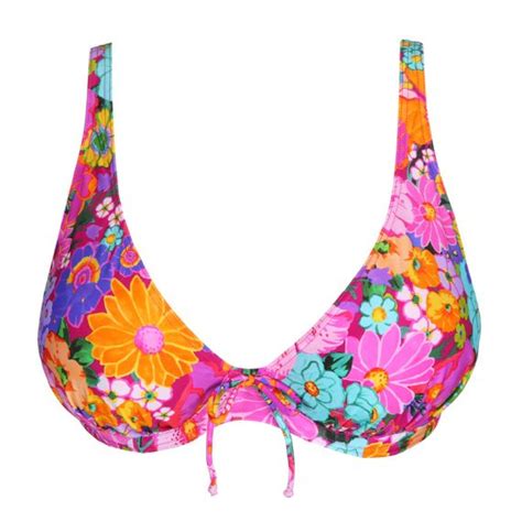 Primadonna Swim Najac Plunge Bikini Oberteil Floral Explosion Annadiva