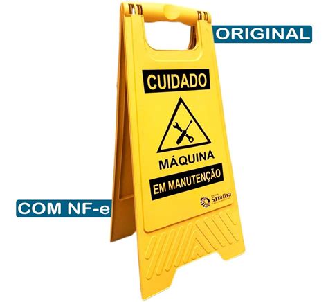 Placa De Sinalização De Chão Piso Molhado Pronta Entrega MercadoLivre