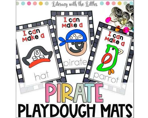 Pirate Playdough Mats Pirate Day Activity Play Dough Fine Motor