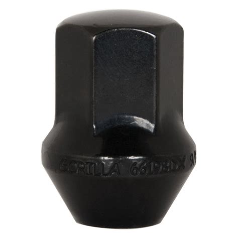 Gorilla Automotive 66147BDX Black Chrome Cone Seat Factory Style