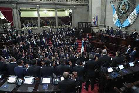 Constituido El Nuevo Congreso De Guatemala Queda Libre La Vía Para