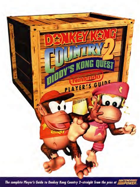 Donkey Kong Country 2 Diddys Kong Quest 1995 Nintendo Players Guide