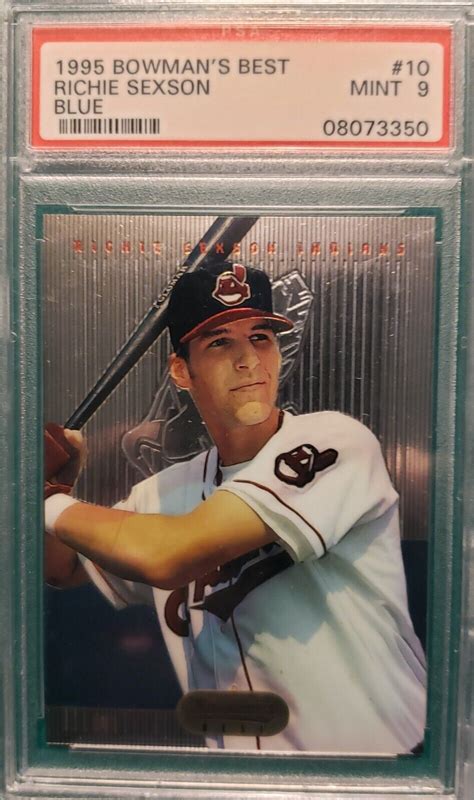 Richie Sexson Bowman S Best Rookie Card Psa Mint Milwaukee