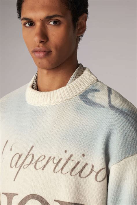 Fiorucci Official Online Store | Unisex L'aperitivo Knit Jumper Cream ...