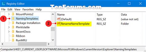 Change New Folder Name Template in Windows | Tutorials