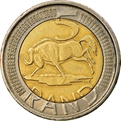 Five Rand 2007 Coin From South Africa Online Coin Club