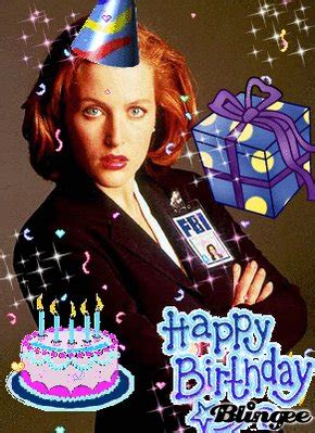 Gillian Anderson's Birthday Celebration | HappyBday.to