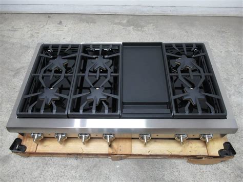 Thermador Professional Series 48 Inch Stainless Pro-Style Gas Rangetop ...