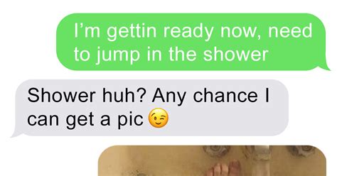 Guy Asks His Crush For Sexy Shower Pics Gets More Than He Bargained For Bored Panda