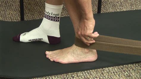 Improving Ankle Dorsiflexion Mobilization With Movement Mwm Youtube