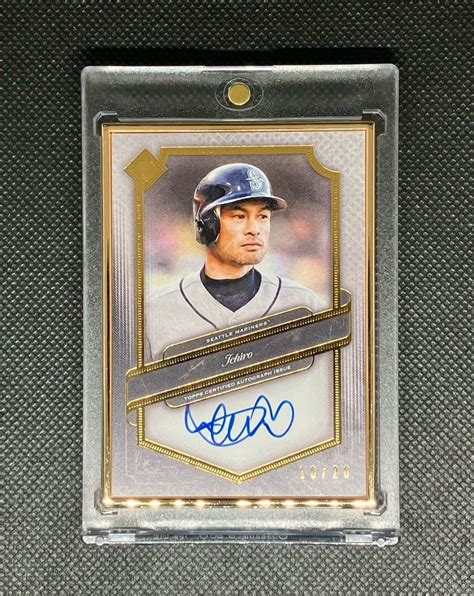 【目立った傷や汚れなし】2021 Topps Transcendent Collection Ichiro Auto 20 イチロー