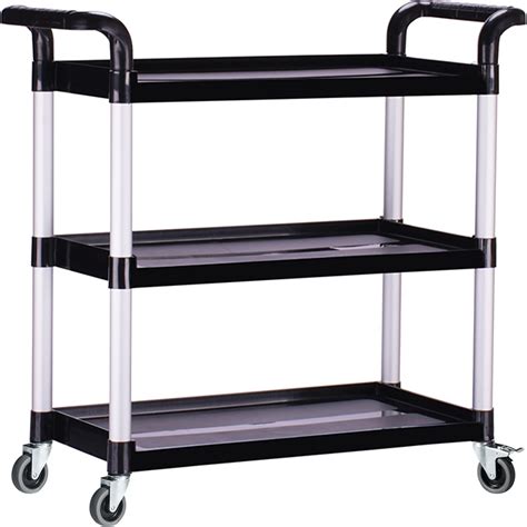 Buy PELOEMNS 3 Tier Rolling Plastic Service Cart 480lbs Capacity