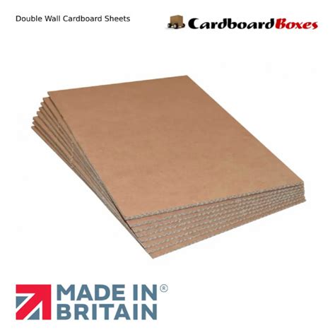 Cardboard Sheets (Double Wall) - Made in Britain