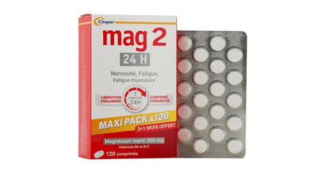 Mag H Fatigue Nervosit Magn Sium Marin Et Vitamines