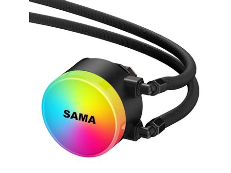 Sama Si360 Liquid Cpu Cooler 360mm Addressable Rgb Pump Pwm And Fdb Fans Aio Water Cooler