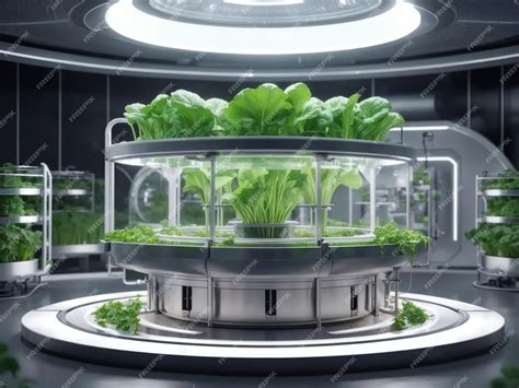 Premium Ai Image Organic Vegetable Farm Hydroponic Vegetable Plant