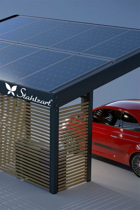 Solar Carport Von Stahlzart Modern Design E Autos