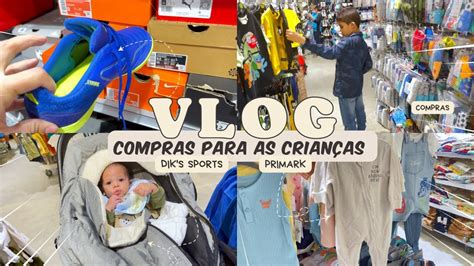 COMPRAS PARA AS CRIANÇAS NA DIK S SPORTS E PRIMARK NOS ESTADOS UNIDOS I