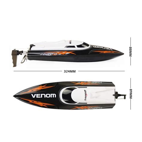 UDI Power Venom Radio Control RC Speed Boat With Self Righting Orange