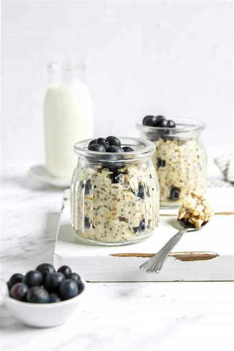 Vegan Overnight Oats W Blueberries My Darling Vegan