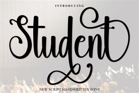 Student Font By Nya Letter · Creative Fabrica