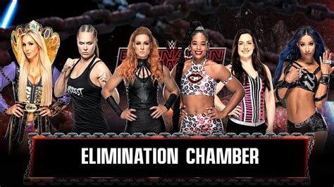 Wwe 2k22 Ronda Rousey Womens Elimination Chamber Full Match 98 Youtube