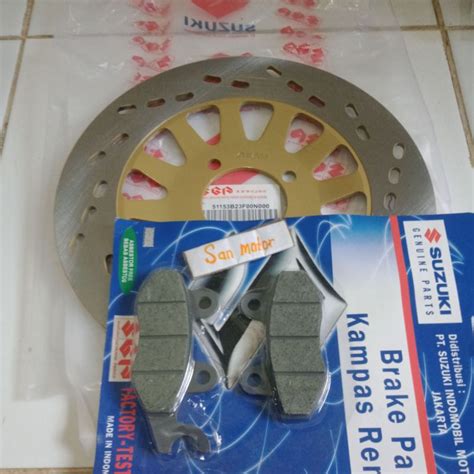 Jual Piringan Cakram Depan Plus Kampas Rem Suzuki Satria Hiu 2T Shogun