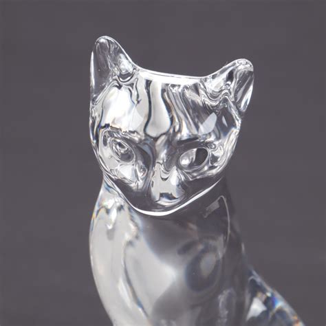 Lenox Crystal Cat Figurine Ebth