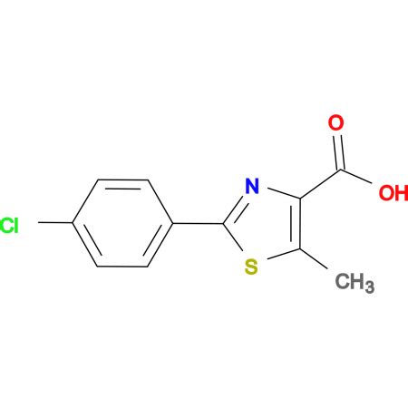 2 4 Chloro Phenyl 5 Methyl Thiazole 4 Carboxylic Acid 10 521581