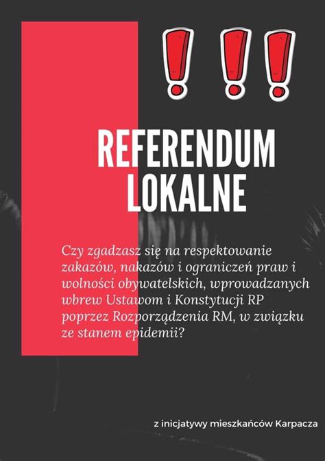 Wniosek O Referendum Lokalne Z O Ony Nowiny Jeleniog Rskie