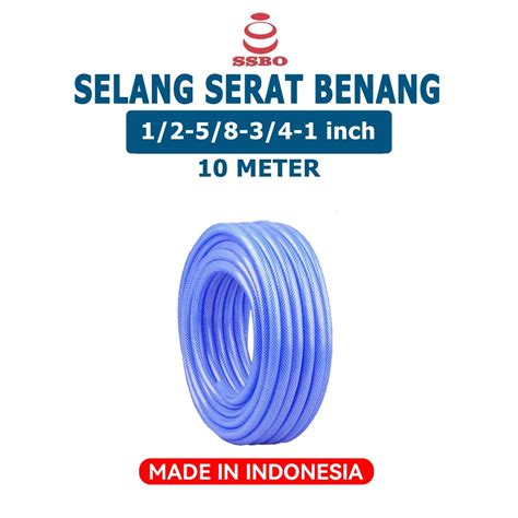 Jual Ssbo Selang Air Meter Selang Air Serat Benang Transparan Selang