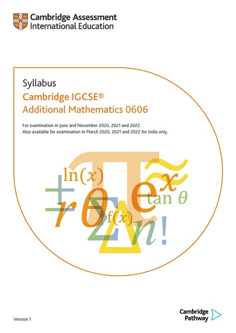 Igcse Maths Syllabus For Grade 10 Image To U