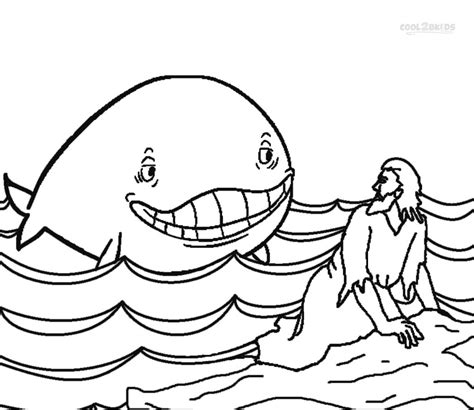 Printable Jonah and the Whale Coloring Pages For Kids | Cool2bKids