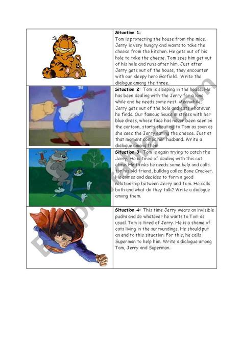 Tom And Jerry Worksheets