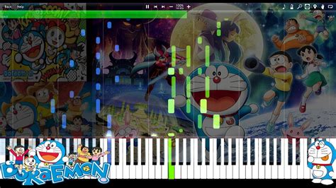 Doraemon Theme Song Doraemon Themeopening Song Piano Covertutorial