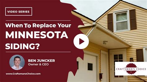 When Should You Replace Your Minnesota Siding