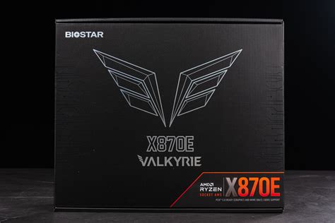 女武神專武BIOSTAR X870E VALKYRIE 開箱測試 搭配 9800X3D 超頻測試 BIOSTAR X870E