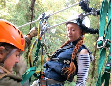 Zip Lining In The Redwoods Santa Cruz