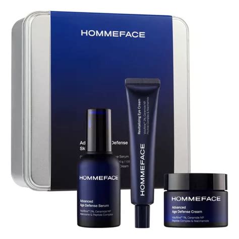 Hommeface Advanced Age Defense Juego De Cuidado De La Piel Mercadolibre