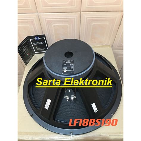 Jual Speaker Komponen Rcf Lf Bs Lf Bs Lf Bs Inch