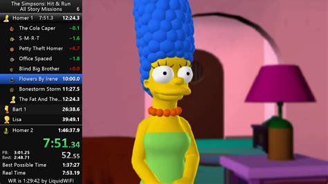 Simpsons Hit Run All Story Missions Speedrun In 1 45 31 YouTube