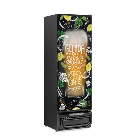 Refrigerador Vertical Cervejeira Litros Garrafas Ml Porta